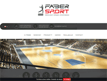 Tablet Screenshot of faber-sport.pl